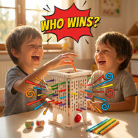 Parent child interactive board game for family learning play
