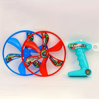 Parent child outdoor UFO game toy for active playtime