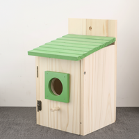 Parrot Cage Nest Accessory Made From Wooden Material