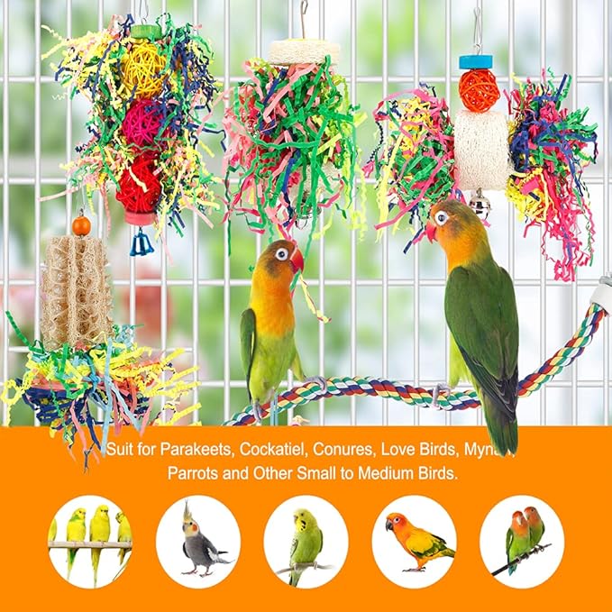 Chew Toy For Cockatiels Budgies Lovebirds And Parrotlets