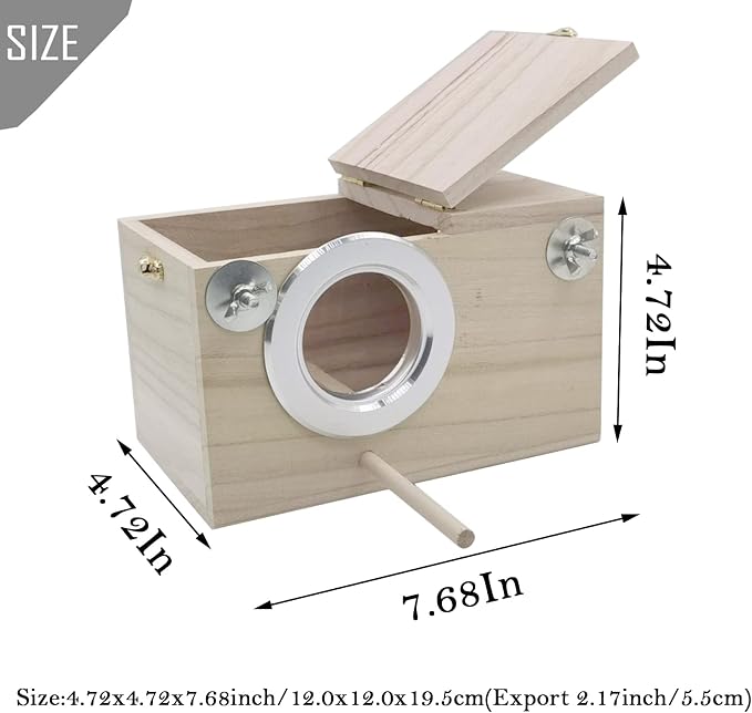 Parrot House Cage Accessory For Small Bird Habitats