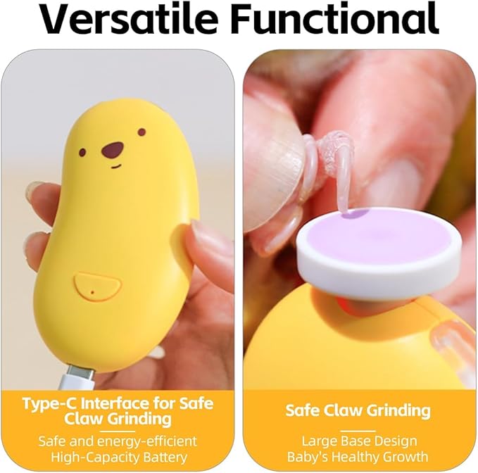 Parrot Nail Care Tool with Ergonomic Handle for Safe and Quiet Grooming