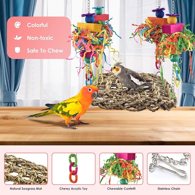 Swing Mat Toy with Hanging Colorful Accessories