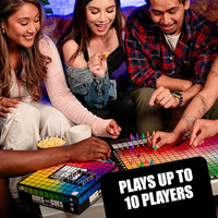 Party board game HUES and CUES for 3 to 10 players