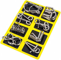 Party Favor Puzzle Toy – 24 Metal Wire Brain Teasers, Perfect for Gifts and Family Fun