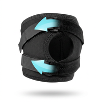 Front view of patella knee brace with stabilizer for men and women, supporting ACL, MCL, and patellofemoral pain