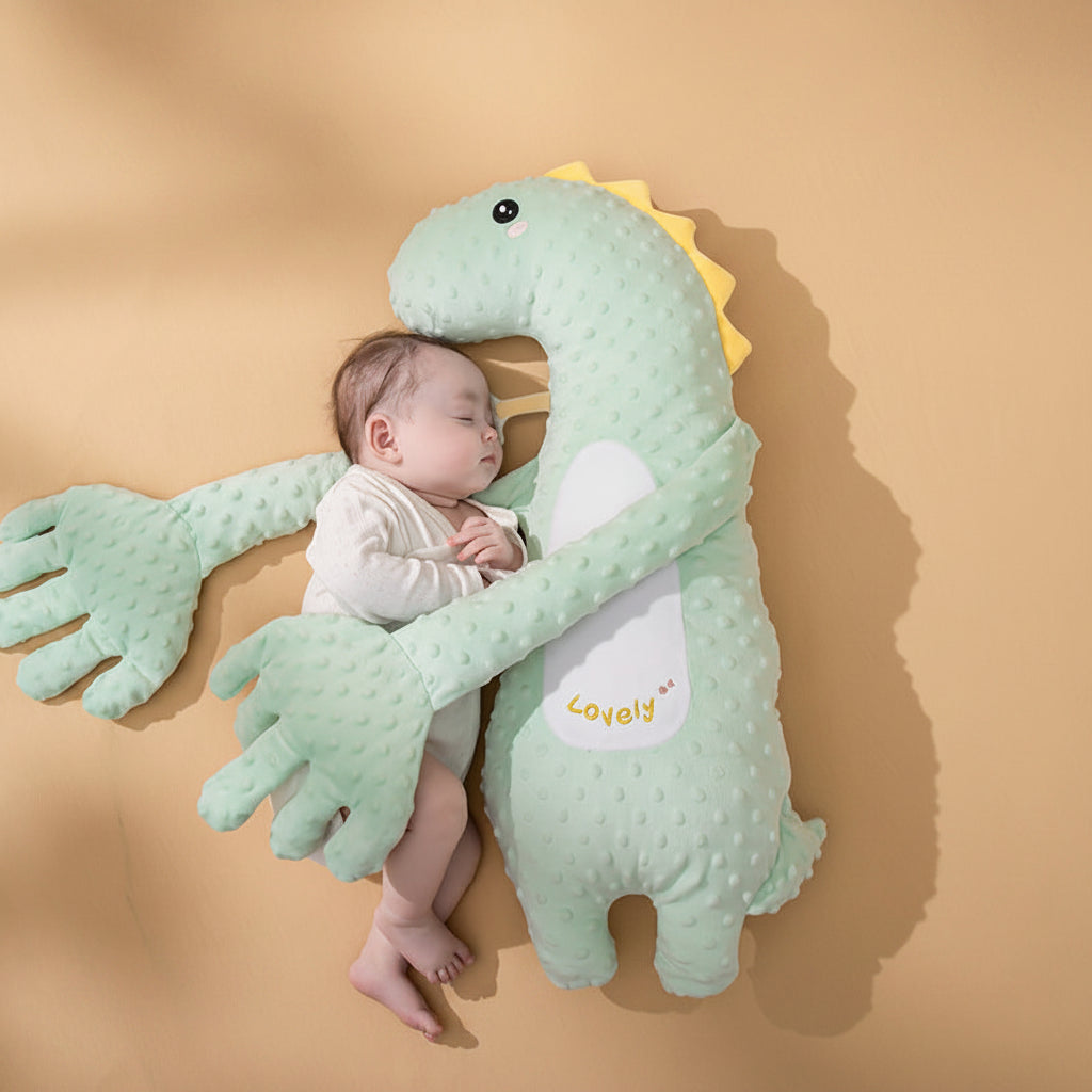 Control and power features of moving hand patting pillow