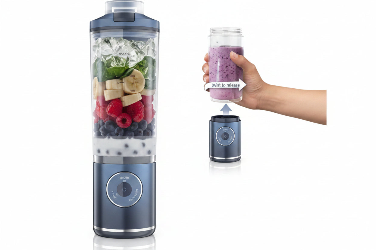 portable smoothie maker for fitness drinks