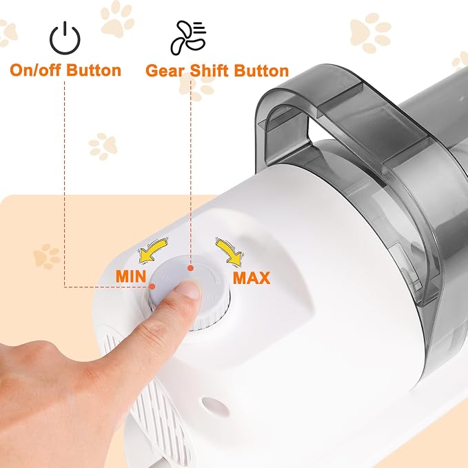 Pet Hair Collection Vacuum For Dogs And Cats Grooming