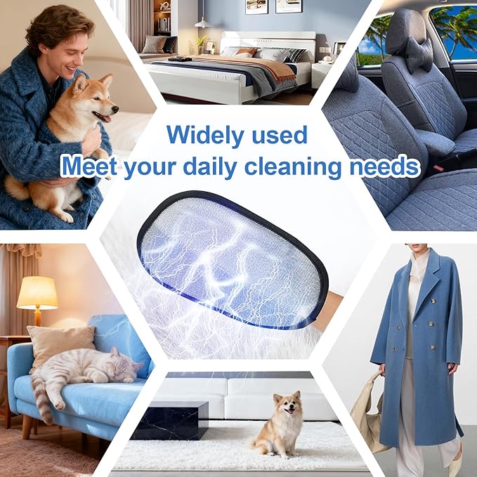 Reusable Pet Hair Remover Glove for Easy Cleaning of Carpet, Couch, and Laundry