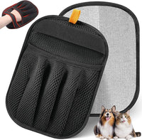 Pet Hair Removal Glove for Cats & Dogs, Five-Finger Electrostatic Glove for Easy Hair Removal
