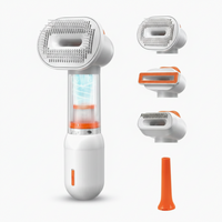 Pet Hair Suction Cleaner With Grooming Comb For Dogs And Cats