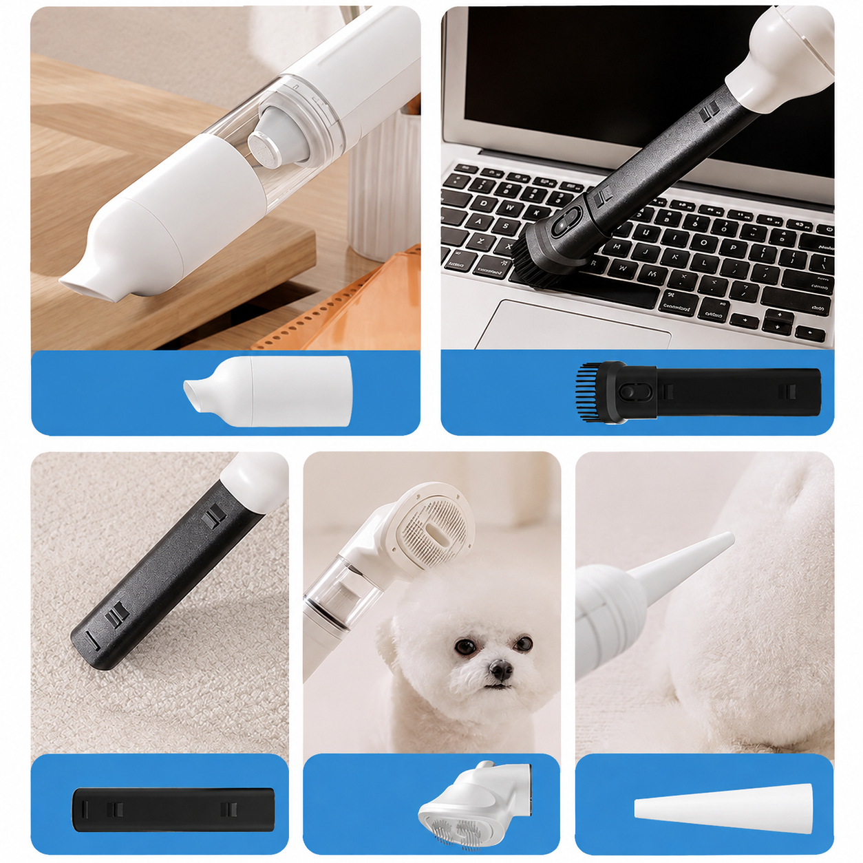 Pet Hair Vacuum Cleaner for Furniture Carpets and Household Surfaces