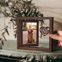 Pet Memorial Gift for Dog or Cat Loss, Sympathy Bereavement Wooden Frame