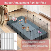 Metal Wire Pet Playpen for Puppies Rabbits and Small Animals