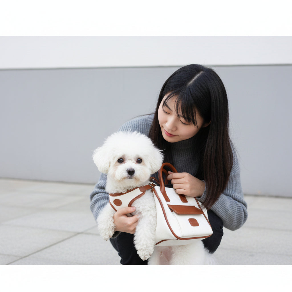 Pet shoulder carrier bag for short travel