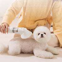 Portable Pet Vacuum Cleaning Tool with Interchangeable Nozzles