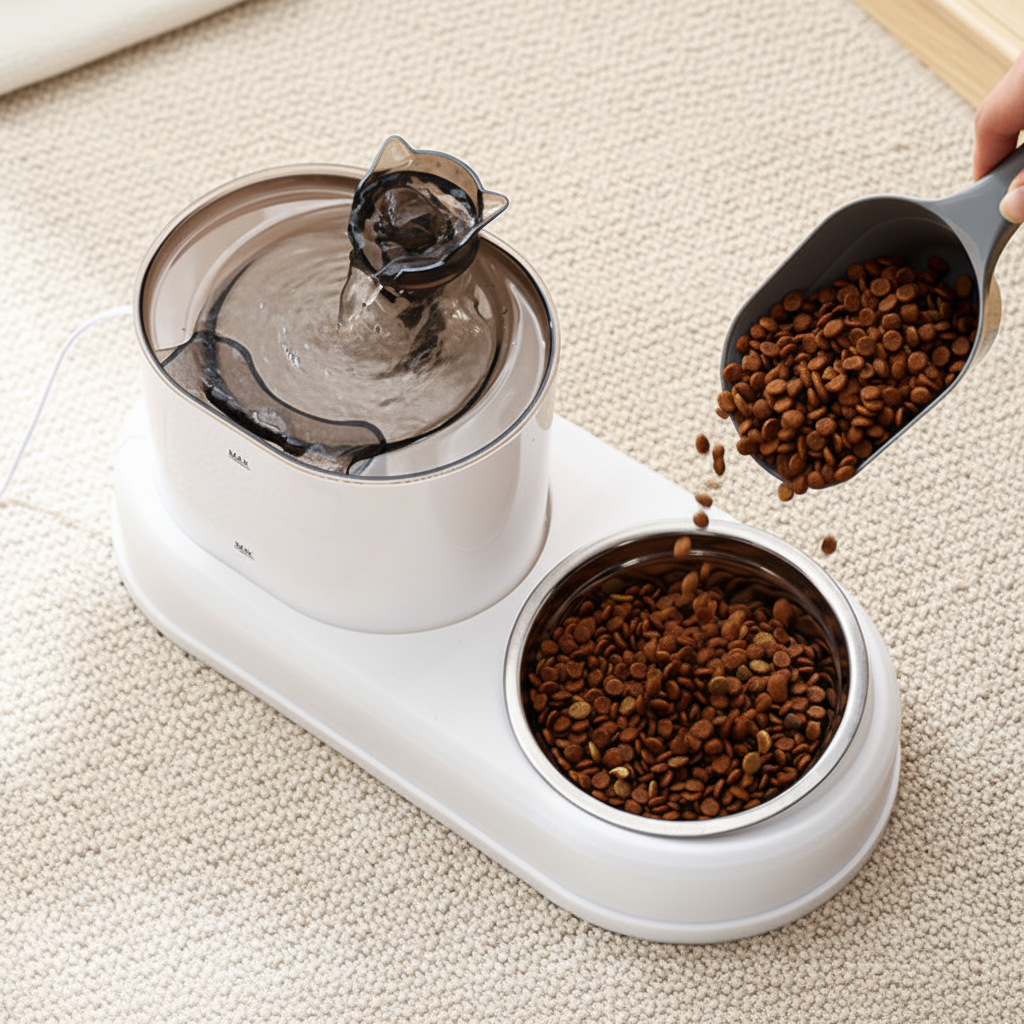 Pet Water Dispenser with Built In Filtration System