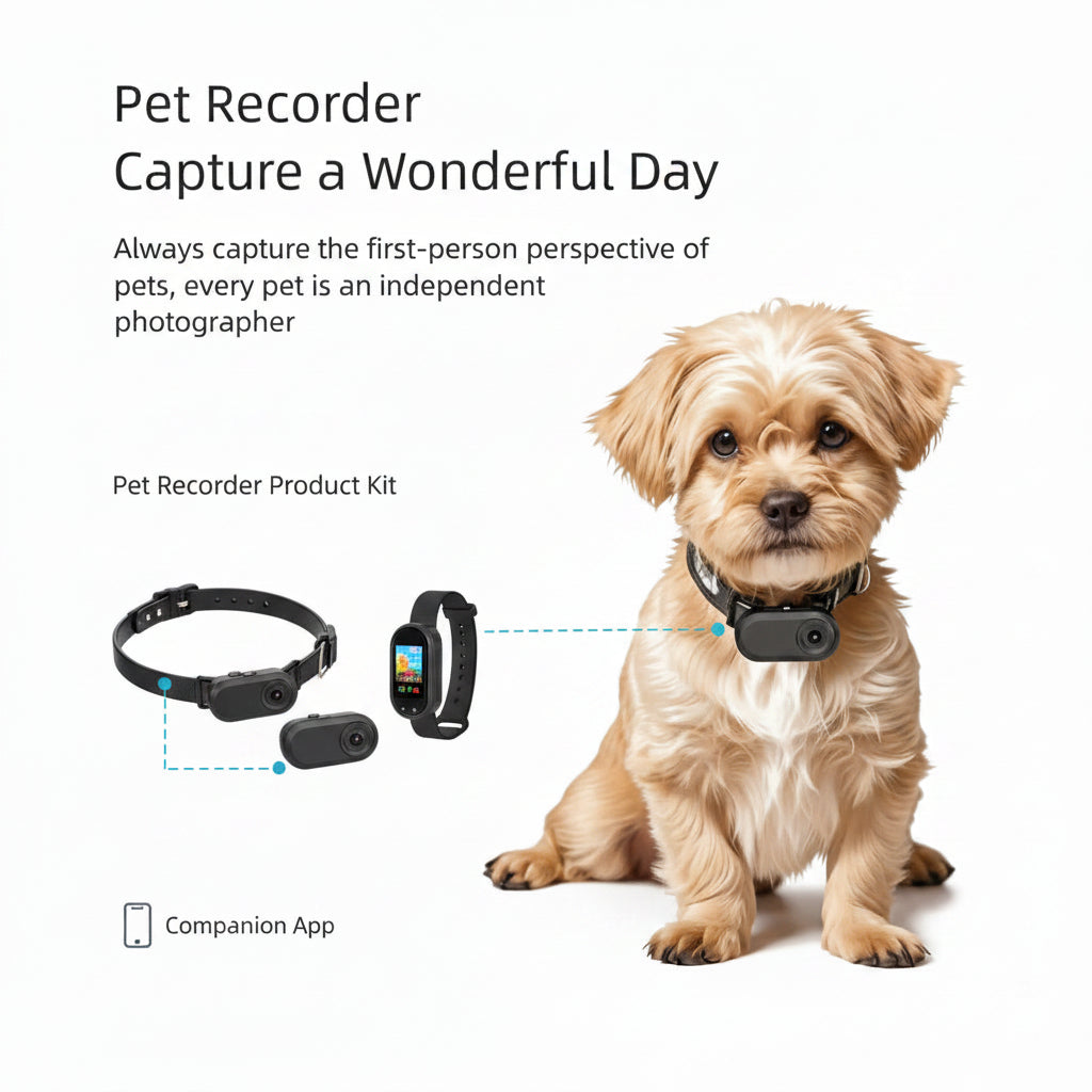  Pet wearable outdoor device with portable and magnetic design