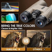 Binoculars with phone adapter for photography