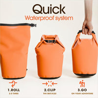 Outdoor bag set with phone case for travel and beach activities