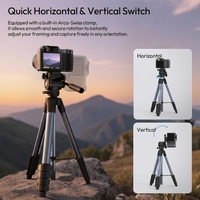 Adjustable phone tripod for video recording