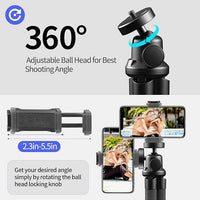 phone tripod setup for vlogging and video recording with secure grip