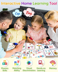 Phonics letter matching cards for kids early education