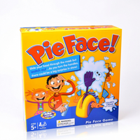 Pie Face Game fun for family and kids with whipped cream challenge