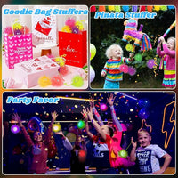 LED puffer balls for pinata fillers and birthday party supplies