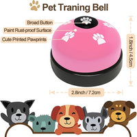 pink dog training bells for potty and behavioral training