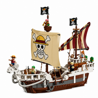 Pirate ship building blocks toy set for kids