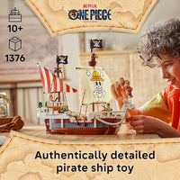 Pirate ship toy with crew figures