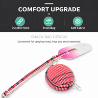 Plaid dog harness and leash set for everyday walks