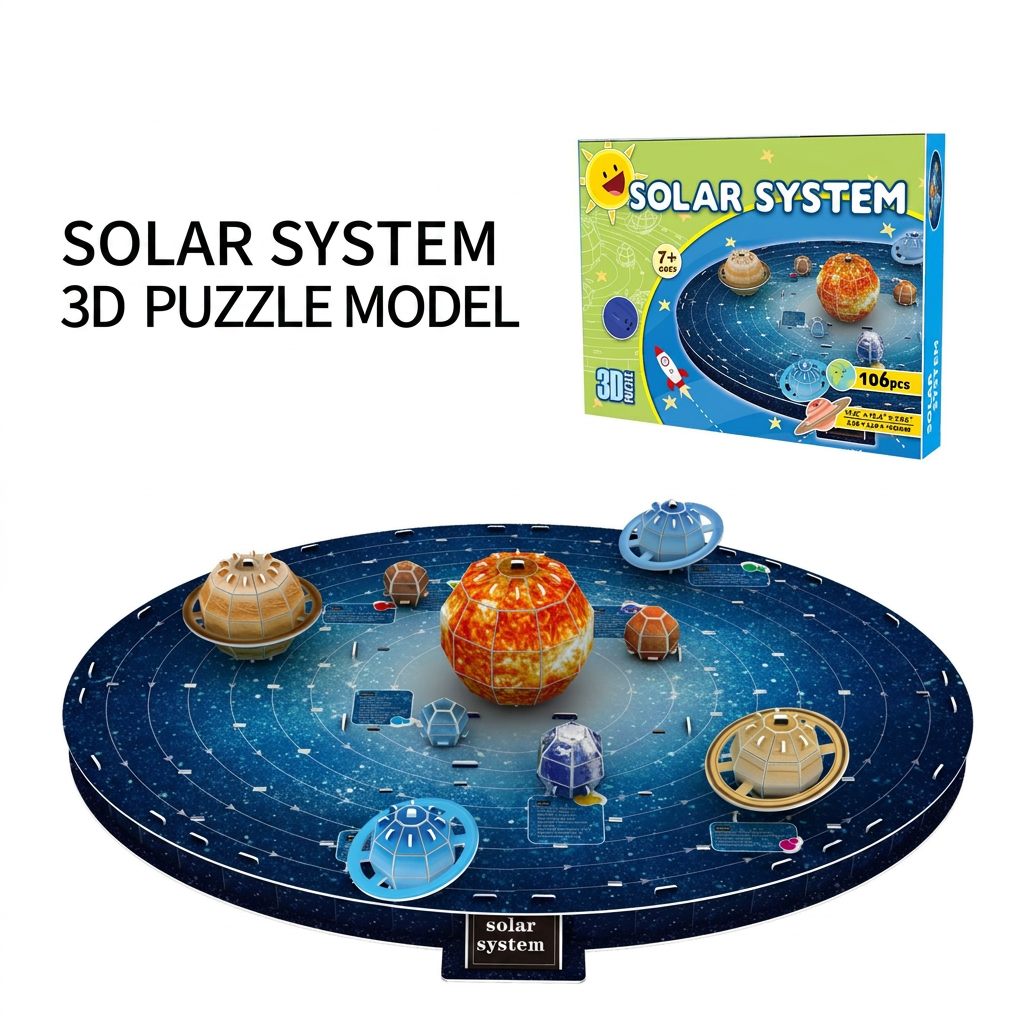Planetarium STEM learning toy with 3D planets model