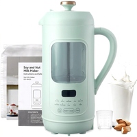Countertop plant drink maker with blending functions