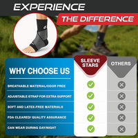 Plantar fasciitis ankle support wrap for joint stability and pain relief