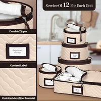Plate storage container with dividers for cabinet organization