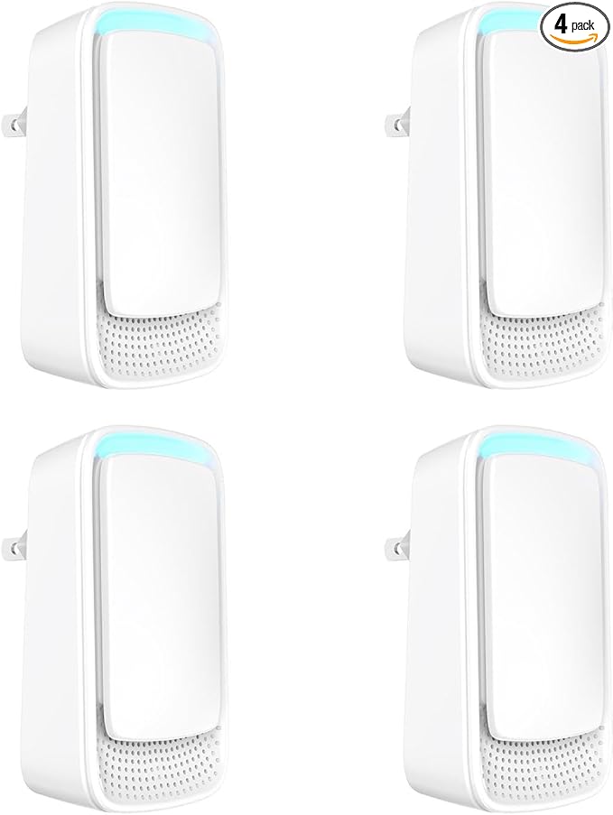 Plug in air ionizer 4 pack for home air purification