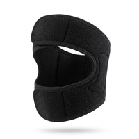 Front view of plus-size knee brace with dual patella tendon straps and neoprene stabilizer for ACL, MCL, meniscus, and arthritis support