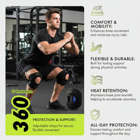 Plus-size knee support for daily activities