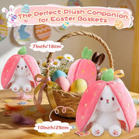Plush bunny toy with cute ears for kids