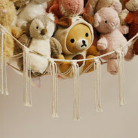 Plush Toy Organizer Net for Kids Room and Nursery Storage Solution