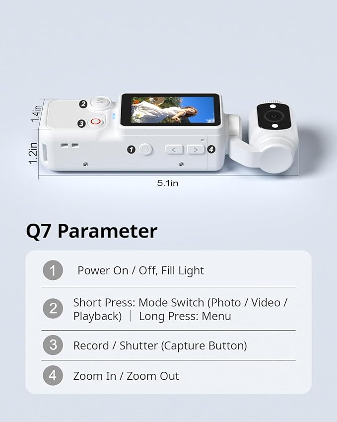 Pocket body camera with audio and video recording features