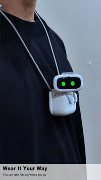Compact pocket companion robot with interactive features
