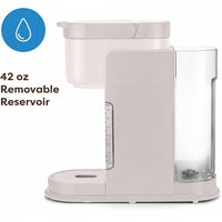 Single-serve coffee maker showing three selectable brew sizes