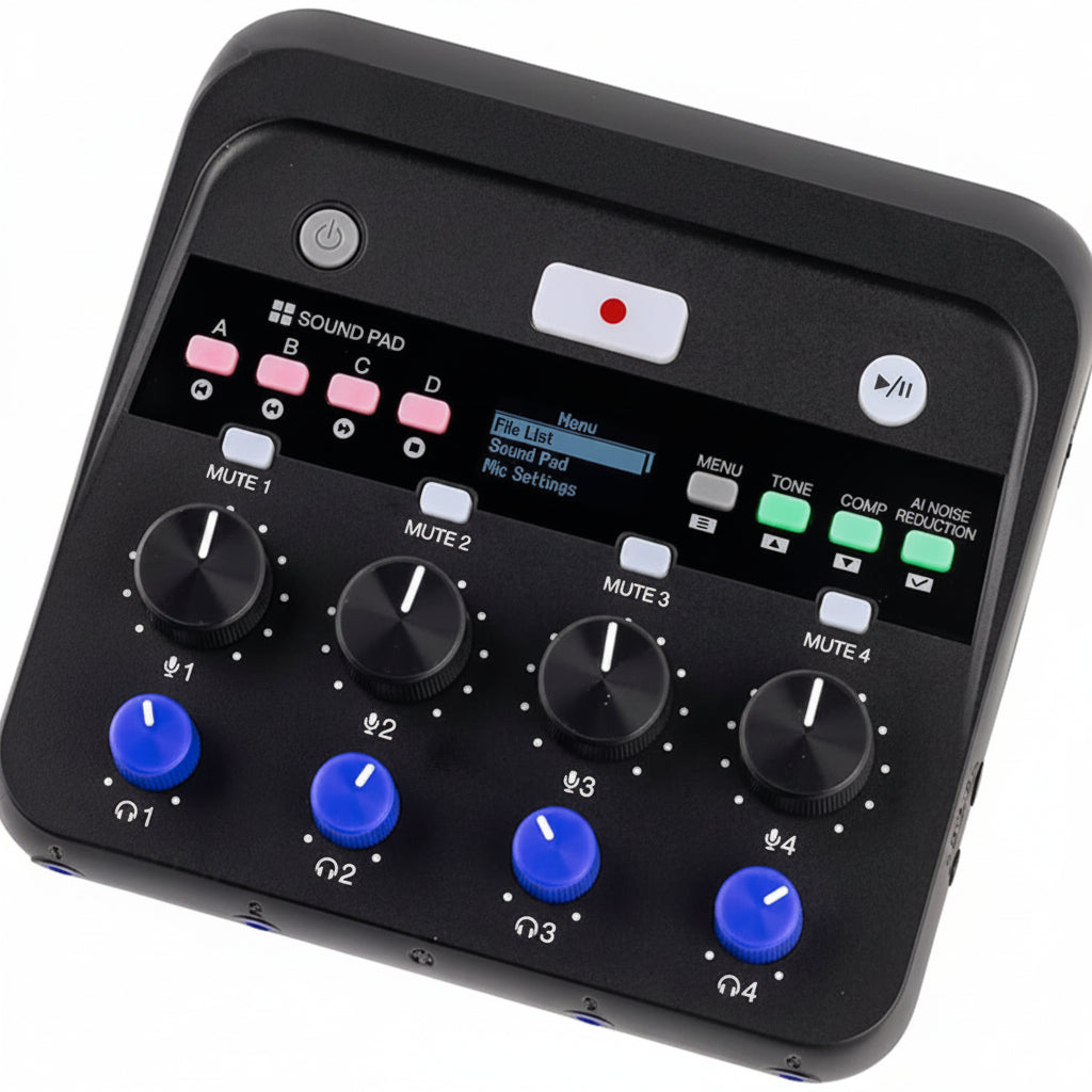 Podcast Voice Capture Device Bundle For Interviews And Voice Recording