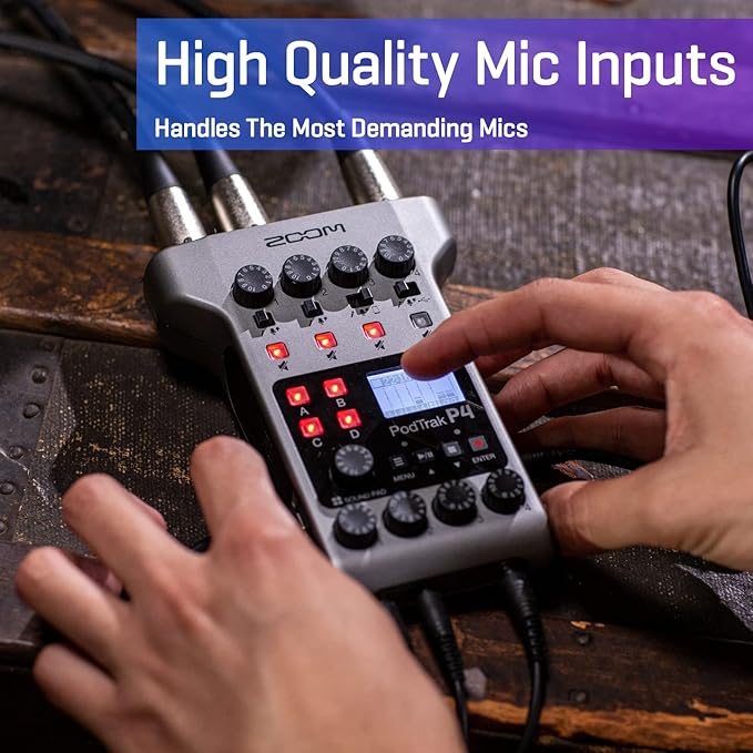 Podcast Mixer With 4 Headphone Outputs For Monitoring