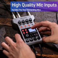 Podcast Mixer With 4 Headphone Outputs For Monitoring