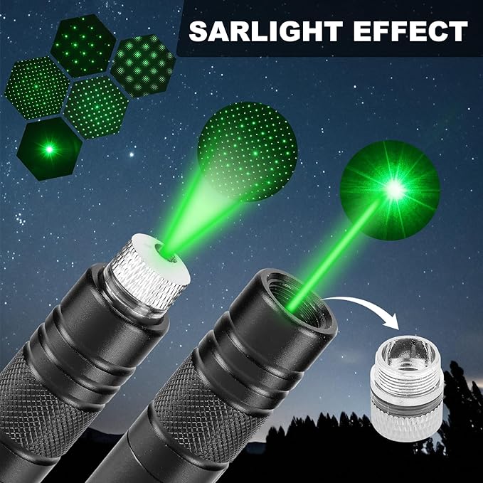 Pointer with star cap attachment for decorative pattern